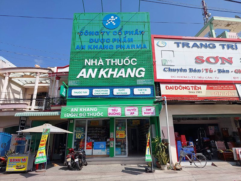 Nhà thuốc An Khang tại Khóm 1, Xã Tiểu Cần, Tỉnh Vĩnh Long, Việt Nam